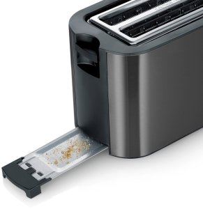 Severin AT 9341 Dark Inox Langschlitztoaster 6