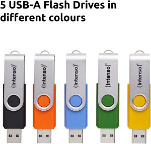 Intenso Office Line 256GB USB Stick 3.2 Multipack x5 bunt 14