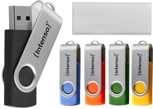 Intenso Office Line 256GB USB Stick 3.2 Multipack x5 bunt 22