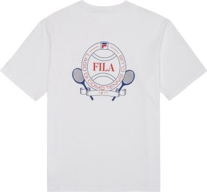 Koszulka męska Fila Parella biała FAM1108 10001 S 2