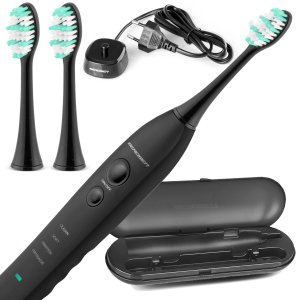 Szczoteczka soniczna do zębów zestaw z ETUI Sonica B3 czarna 2