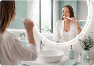 Szczoteczka Berdsen Szczoteczka soniczna do zębów zestaw z ETUI Sonica B3 biała 11