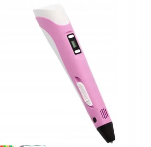DŁUGOPIS 3D Dla Dzieci magiczna DRUKARKA 3D PEN RÓŻOWA   WKŁAD 9M 4