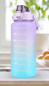 Butelka Motywacyjna Sportowa z Rurką Fitness Siłownia 2000ml 900ml 300ml 3