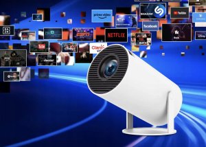 Projektor ANDROID rzutnik 4K WIFI PRZENOŚNY SMART FULL HD HY300 PRO 2