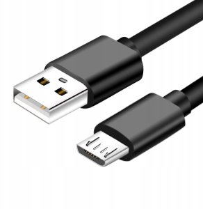 Kabel USB Hello Case USB-A - microUSB 1 m Czarny (GSMA0117) 2