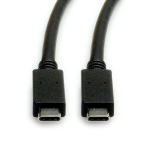 Kabel USB Roline USB-C - USB-C 0.5 m Czarny (11.02.9056) 4