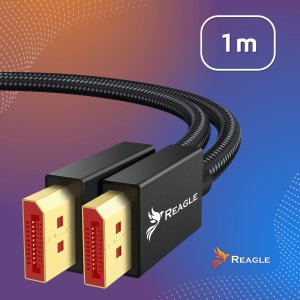 Kabel Reagle DisplayPort - DisplayPort 1m czarny 9