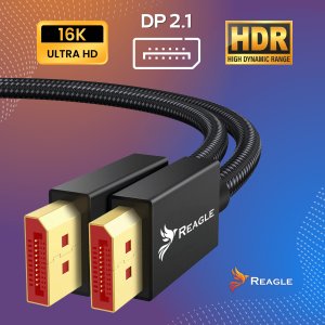 Kabel DISPLAYPORT 2.1 - 3M DP 8K 120Hz 4K 320Hz 240Hz FREESYNC GSYNC 80Gbps 3