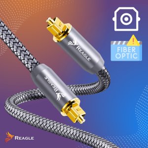 Kabel Reagle Toslink - Toslink 3m szary 3