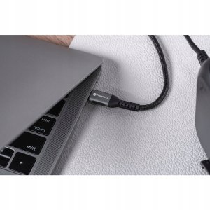 Kabel USB ForCell USB-C - USB-C 0.5 m Czarny 9