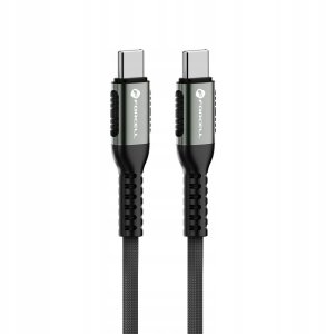 Kabel USB ForCell USB-C - USB-C 0.5 m Czarny 2