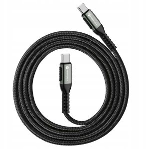 Kabel USB ForCell USB-C - USB-C 0.5 m Czarny 4