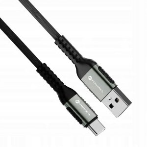 Kabel USB ForCell USB-A - USB-C 0.25 m Czarny 4
