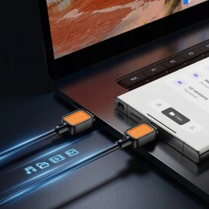 Kabel USB Hoco USB-C - USB-C 1 m Czarny 5