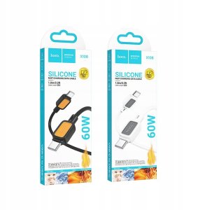 Kabel USB Hoco USB-C - USB-C 1 m Czarny 6