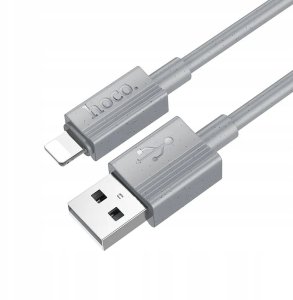 Kabel USB Hoco USB-A - Lightning 1 m Szary 2