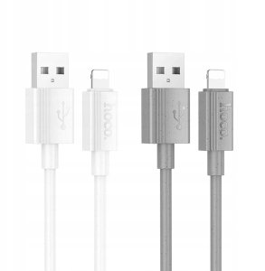 Kabel USB Hoco USB-A - Lightning 1 m Szary 4