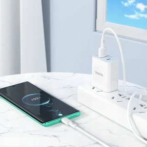 Kabel USB Hoco USB-A - USB-C 1 m Biały (X83AcWhite) 3