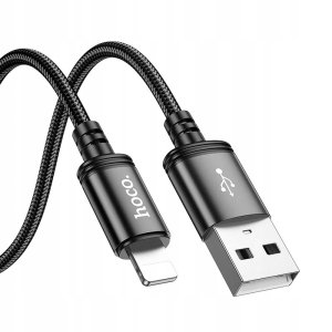 Kabel USB Hoco USB-A - Lightning 2 m Czarny 3