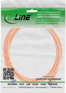 InLine ® Patchkabel Slim, Cat.6A, S/FTP, TPE (LSZH) elastyczny, PoE, orange, 3m 4