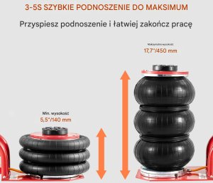 Podnośnik pneumatyczny 3T 3