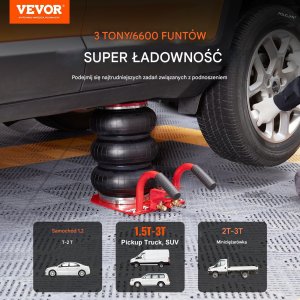 Podnośnik pneumatyczny 3T 7