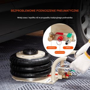 Podnośnik pneumatyczny 3T 140 - 450 mm 5