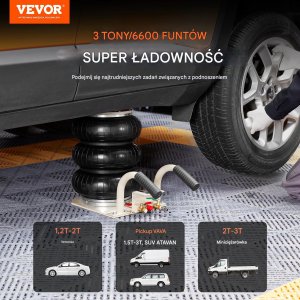 Podnośnik pneumatyczny 3T 140 - 450 mm 7