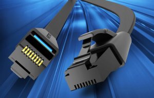 Płaski kabel sieciowy UTP CAT6 Vention IBJBF RJ45 Ethernet 1000Mbps 1m czarny 4