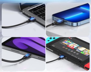 ŁADOWARKA SIECIOWA USB-C SZYBKA DO TELEFONU KOSTKA QUICK CHARGE 3.0 320W 11