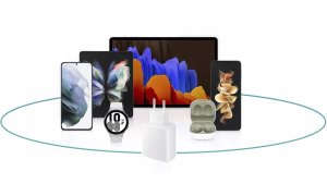 Ładowarka Samsung Ładowarka sieciowa Samsung EP-TA845EWE 45W z kablem USB-C Samsung EP-DW767JWE 45W 1,8m (OOB Bulk - opakowanie zastępcze) - biała 2