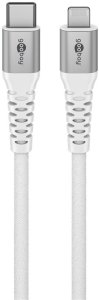 Kabel USB Goobay Lightning - USB-C 3 m Biały (RB74521) 3