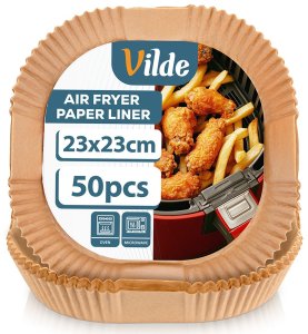 Vilde WKŁAD PAPIEROWY DO FRYTOWNICY KWADRATOWY 23 x 23cm 50szt. 279046 5