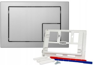 Przycisk spłukujący KKPOL  M10 do WC satynowy 4