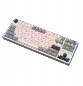 Klawiatura Royal Kludge R87 Pro Hot-Swappable Linear Cream Switch (R87PRO-HG-BS-US) 5