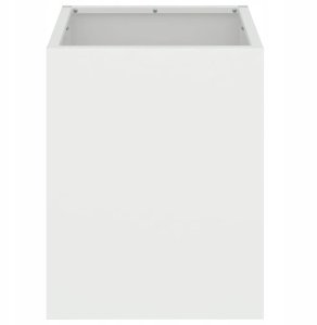 Doniczka ogrodowa Biały 32 x 32 x 40 cm Stal walcowana na zimno Lumarko! 5