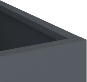 Doniczka ogrodowa Antracyt Stal walcowana na zimno Lumarko! 7