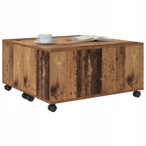 Stolik kawowy Stare drewno 75 x 75 x 38 cm Lumarko! 3