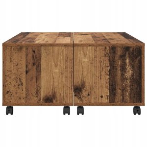 Stolik kawowy Stare drewno 75 x 75 x 38 cm Lumarko! 6