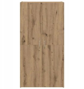 Biurowa szafka z półką z drzwiami dąb artisan 60 x 32 x 115 cm Lumarko! 5