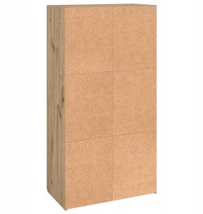 Biurowa szafka z półką z drzwiami dąb artisan 60 x 32 x 115 cm Lumarko! 7
