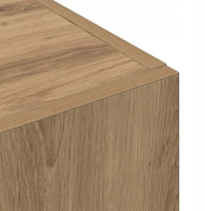 Biurowa szafka z półką z drzwiami dąb artisan 60 x 32 x 115 cm Lumarko! 8