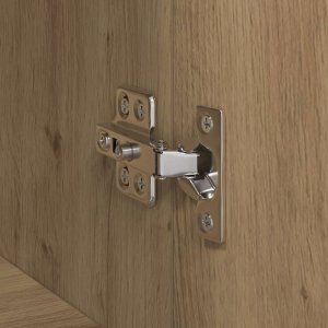 Biurowa szafka z półką z drzwiami dąb artisan 60 x 32 x 115 cm Lumarko! 9