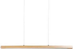 Lampa wisząca LED STEWARTS Ze ściemniaczem Drewno dębowe Jasnobrązowy 8