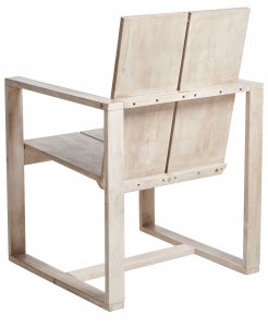 Zestaw 6 krzeseł ogrodowych z poduszkami AZZANELLO Drewno akacjowe Złamana biel 6