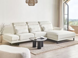 Narożnik dla 4 osób IKAST Złamana biel Lewostronny 2