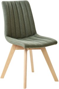 Zestaw 2 krzeseł do jadalni CALGARY Ciemnozielony 4