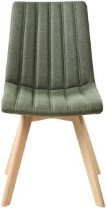 Zestaw 2 krzeseł do jadalni CALGARY Ciemnozielony 5