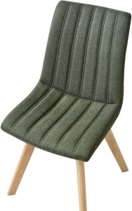 Zestaw 2 krzeseł do jadalni CALGARY Ciemnozielony 7